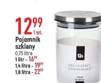 E.Leclerc Pojemnik szklany 750 ml excellent houseware oferta