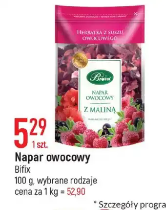 E.Leclerc Herbatka z suszu owocowego napar maliną bifix napar owocowy oferta