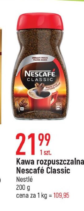E.Leclerc Kawa nescafe classic oferta