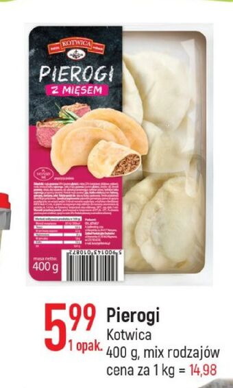 E.Leclerc Pierogi z mięsem kotwica oferta