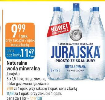 E.Leclerc Woda niegazowana jurajska oferta
