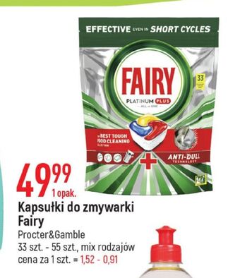 E.Leclerc Kapsułki do zmywarki lemon fairy platinum plus oferta