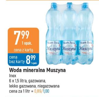 E.Leclerc Woda gazowana muszyna skarb życia oferta