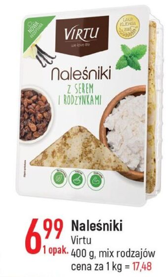 E.Leclerc Naleśniki z serem i rodzynkami virtu oferta