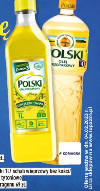 Topaz Olej komagra oferta