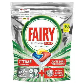 EuroSPAR Fairy platinum plus cytryna kapsułki do zmywarki, 40 kapsułek oferta