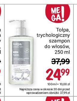 Rossmann Szampon przeciwłupiezowy tołpa dermo hair oferta
