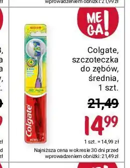 Rossmann Szczoteczka do zębów medium colgate max fresh oferta