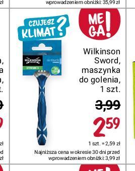 Rossmann Maszynka do golenia wilkinson xtreme 3 sensitive oferta