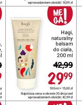 Rossmann Balsam do ciała malinowy chruśniak hagi oferta