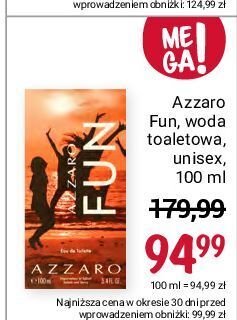 Rossmann Woda toaletowa azzaro fun oferta
