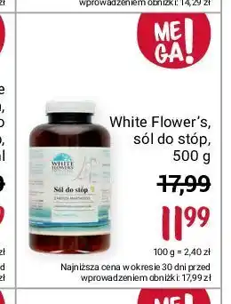 Rossmann Sól do stóp z morza martwego white flower's oferta