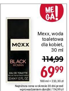 Rossmann Woda toaletowa mexx black women oferta