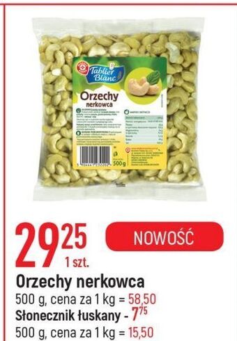 E.Leclerc Orzechy nerkowca wiodąca marka tablier blanc oferta