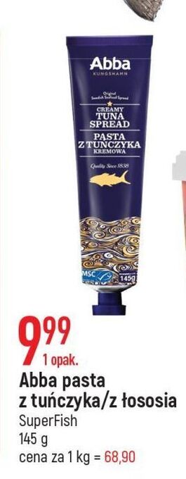 E.Leclerc Pasta z łososia abba oferta