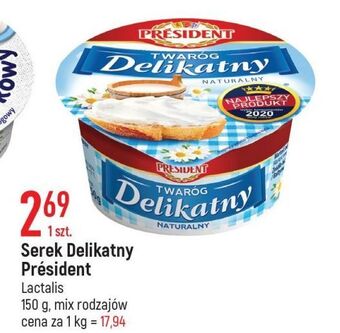 E.Leclerc Twaróg delikatny naturalny president oferta