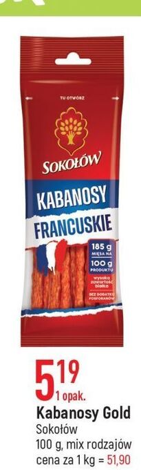 E.Leclerc Kabanosy francuskie sokołów oferta