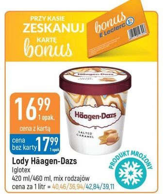 E.Leclerc Lody salted caramel haagen-dazs oferta