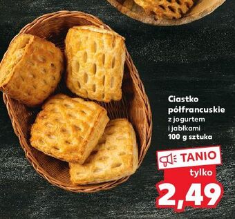 Kaufland Ciastko półfrancuskie z jabłkiem oferta