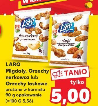 Kaufland Orzech laskowy w karmelu laro oferta