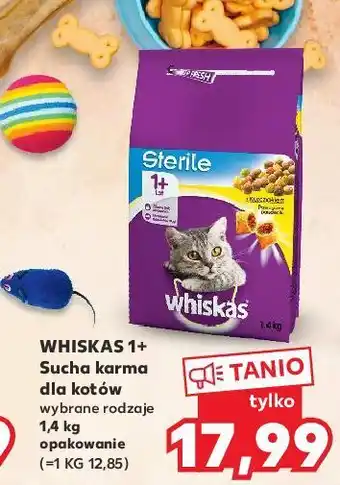 Kaufland Karma dla kota z kurczakiem whiskas sterile oferta