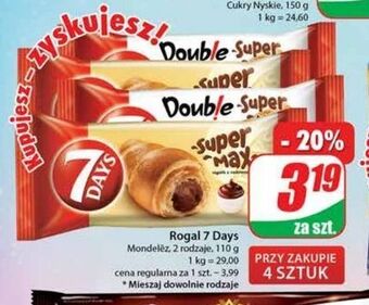 Dino Rogal z nadzieniem kakaowo-waniliowym 7 days double max oferta