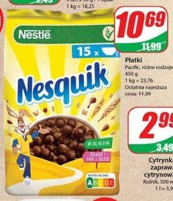 Dino Płatki śniadaniowe nesquik oferta