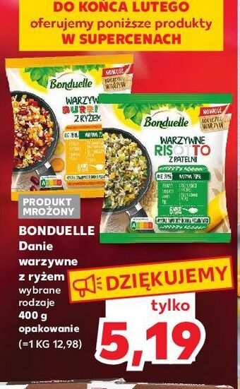 Kaufland Warzywne burrito z ryżem bonduelle oferta