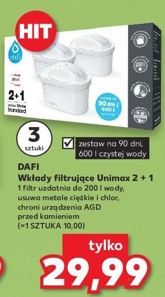 Kaufland Wkład filtrujący unimax dafi oferta