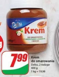 Dino Krem kakaowy z orzechami laskowymi deliss oferta