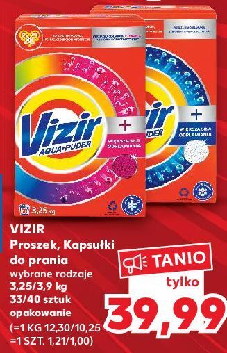 Proszek do prania koloru vizir aqua puder
