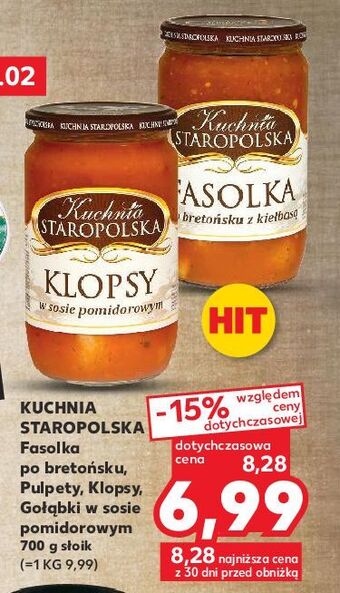 Kaufland Gołąbki w sosie pomidorowym kuchnia staropolska oferta