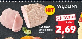 Kaufland Szynka biała kabanos oferta