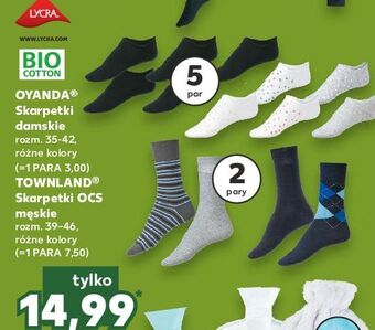 Kaufland Skarpety męskie 39-46 townland oferta