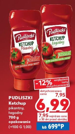 Kaufland Ketchup łagodny pudliszki oferta