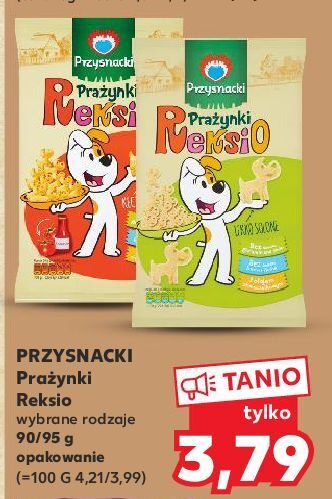 Kaufland Prażynki reksio ketchup przysnacki oferta