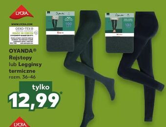 Kaufland Legginsy termiczne oyanda oferta