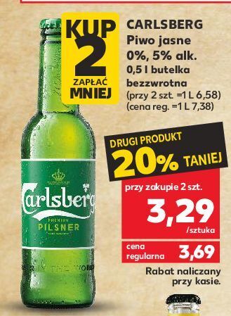 Kaufland Piwo carlsberg 0% oferta