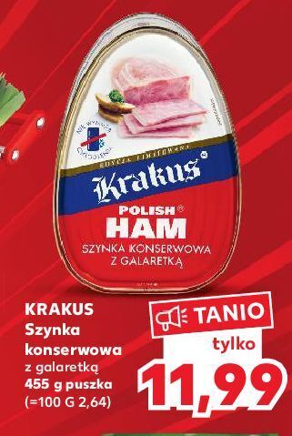 Kaufland Szynka konserwowa w galarecie krakus animex oferta