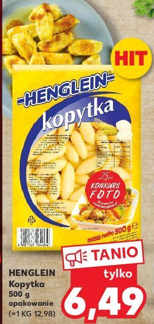 Kaufland Kopytka henglein oferta