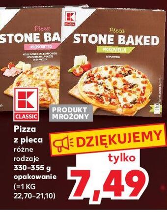 Kaufland Pizza z szynką k-classic oferta