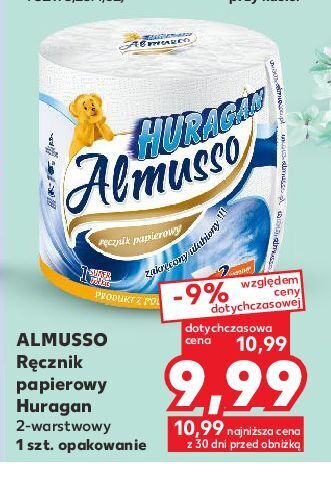 Kaufland Ręcznik papierowy almusso huragan oferta