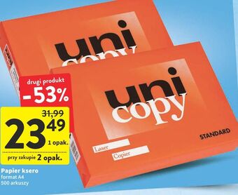 Intermarche Papier do ksero uni copy oferta