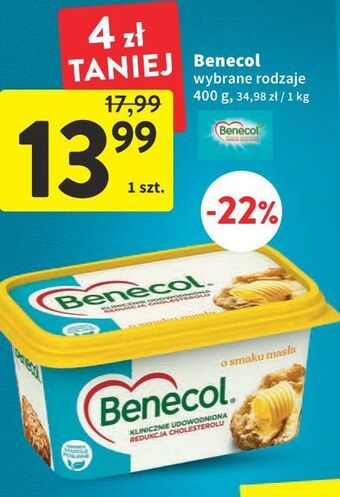 Intermarche Margaryna benecol o smaku masła oferta