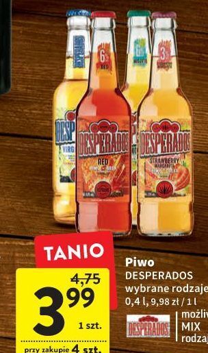 Intermarche Piwo desperados virgin 0.0% oferta