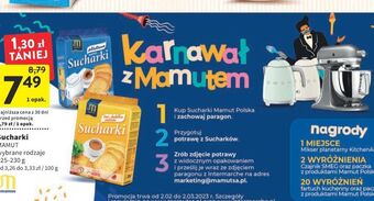 Intermarche Sucharki delikatesowe mamut oferta