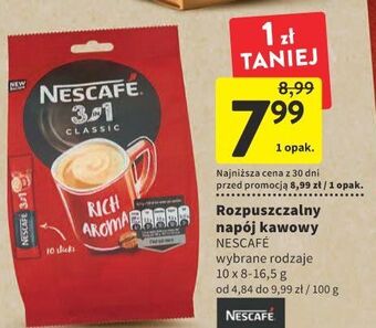 Intermarche Kawa nescafe 3in1 classic oferta