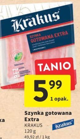 Intermarche Szynka gotowana extra krakus animex oferta