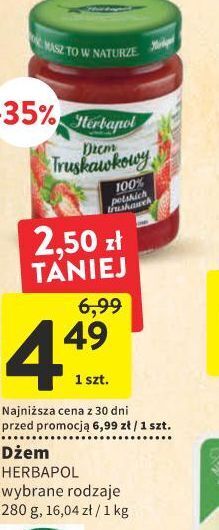 Intermarche Dżem truskawkowy herbapol oferta