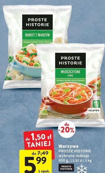 Intermarche Bukiet 7 warzyw iglotex proste historie oferta